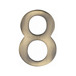 M Marcus Heritage Brass Numeral 8 - 51mm Self Adhesive